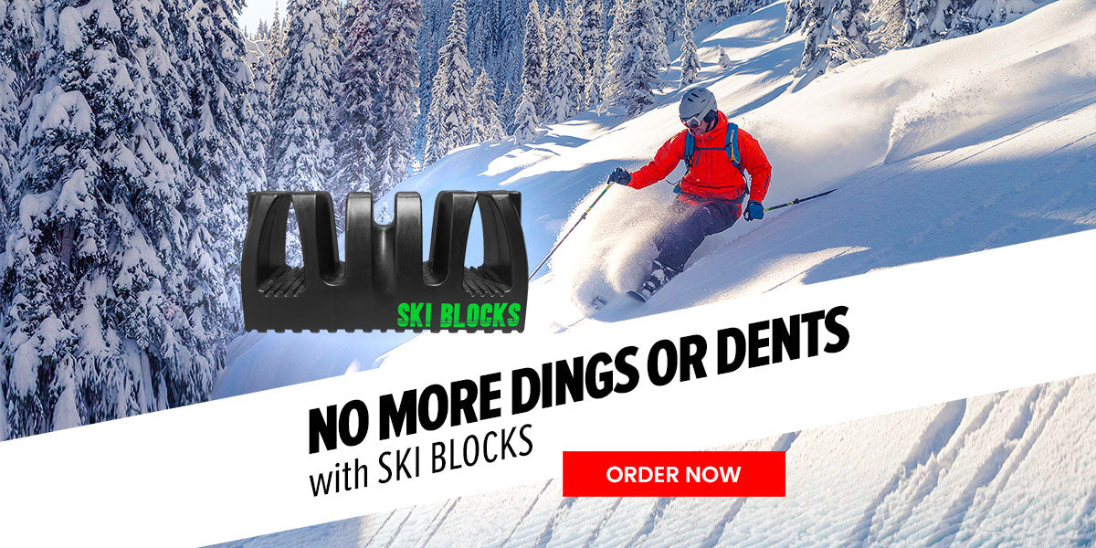 SKI BLOCKS Banner Black