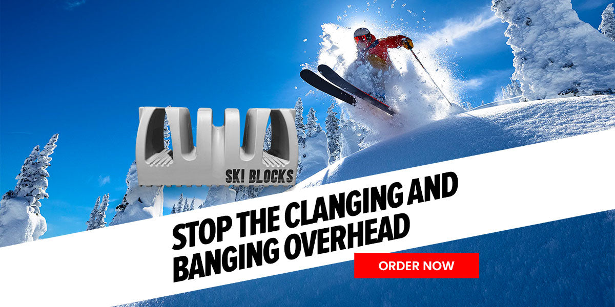SKI BLOCKS Banner Gray