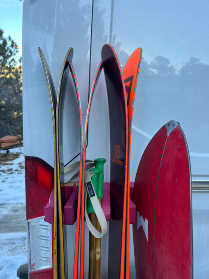 SKI BLOCKS at the mountain