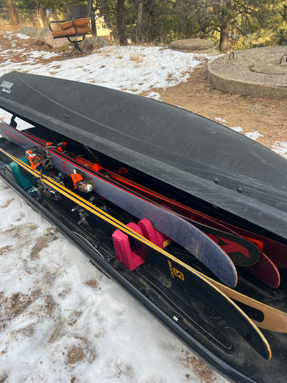 SKI BLOCKS at the mountain